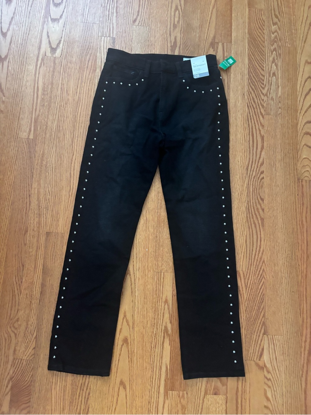 Gap studded black jeans size 28